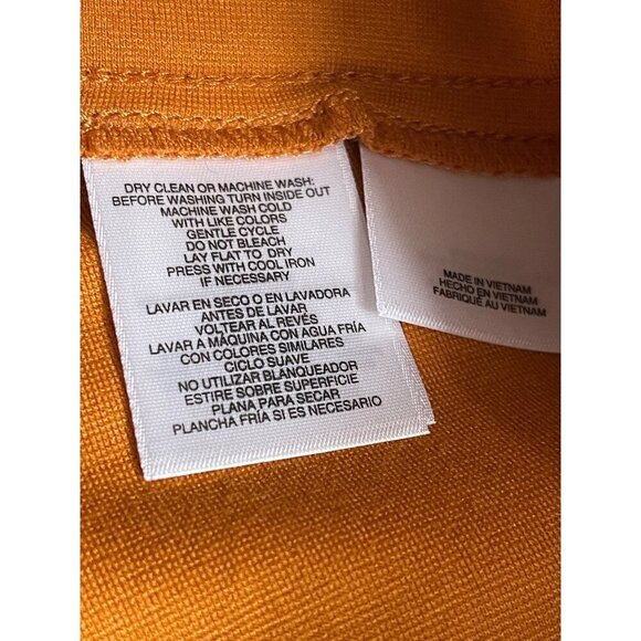 Elegant Wide Leg Orange Pants - Picture 5 of 9